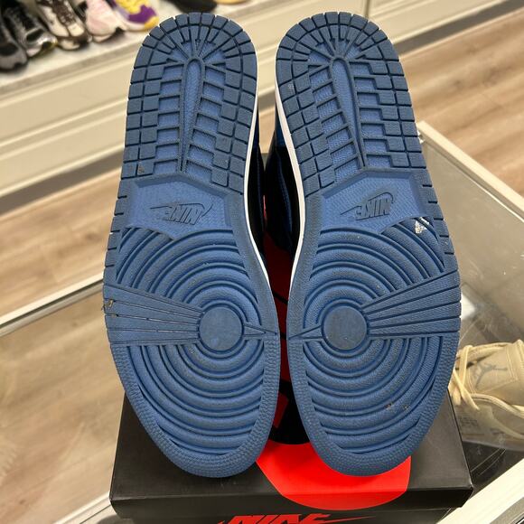 Jordan 1 Retro High OG Dark Marina Blue size 12 Pre Owned - Picture 6 of 8